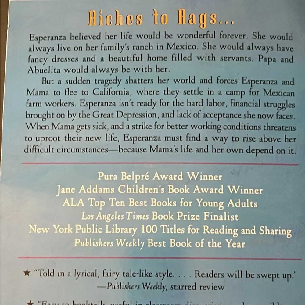 Esperanza Rising by Munoz Ryan, Pam, Ryan, Pam Munoz published by Scholastic EUC